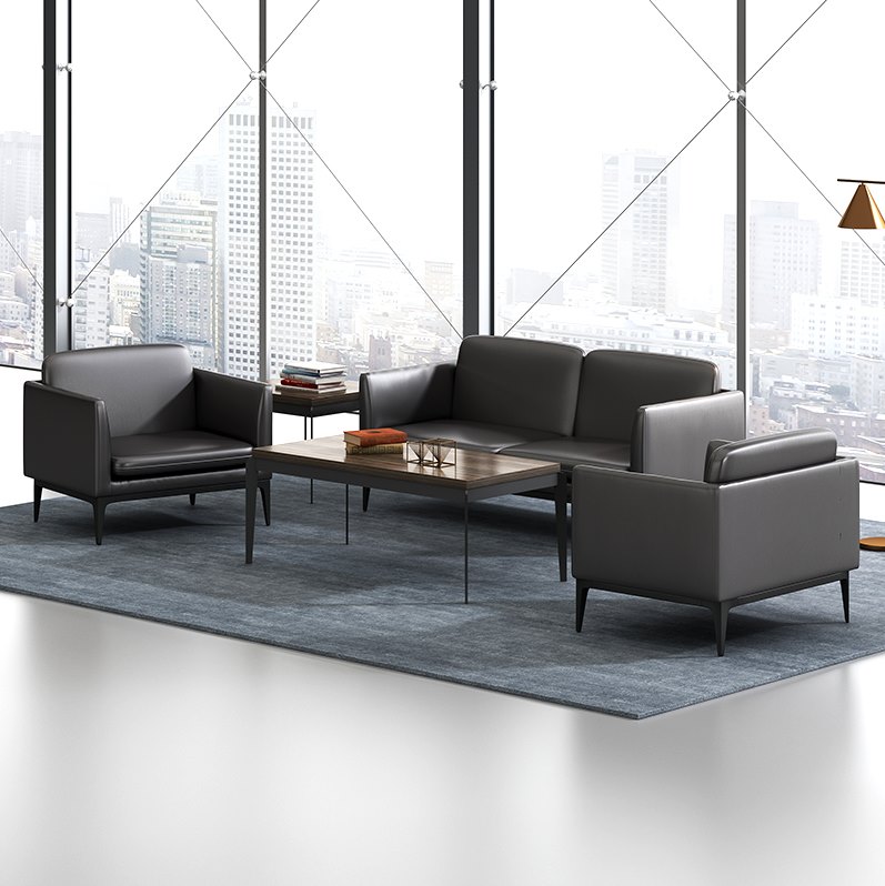 新款***辦公沙發(fā)茶幾